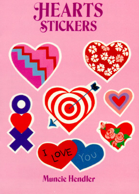 Hearts Stickers: 28 Pressure-Sensitive Designs (Pocket-Size Sticker Collections) Cover Image