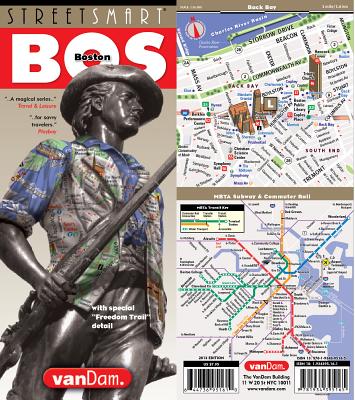 Streetsmart Boston Map by Vandam By Stephan Van Dam, Stephan Van Dam (Editor) Cover Image