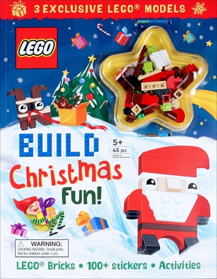 LEGO Books: Build Christmas Fun! (Activity Book with Minifigure) Cover Image