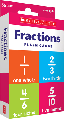Flash Cards: Fractions By Scholastic Cover Image