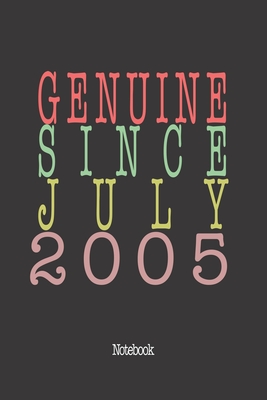 Genuine Since July 2005: Notebook Cover Image