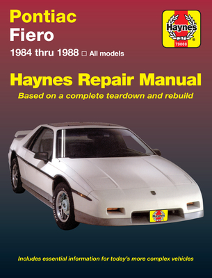 Pontiac Fiero 1984 thru 1988 Haynes Repair Manual Cover Image