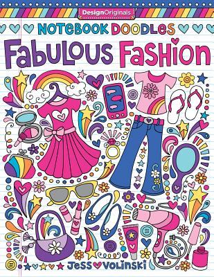Notebook Doodles Fabulous Fashion: Coloring & Activity Book By Jess Volinski Cover Image