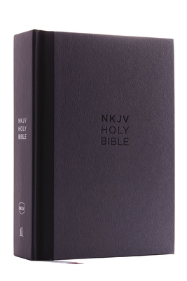 NKJV, Compact Single-Column Reference Bible, Hardcover, Gray, Red Letter Edition, Comfort Print Cover Image