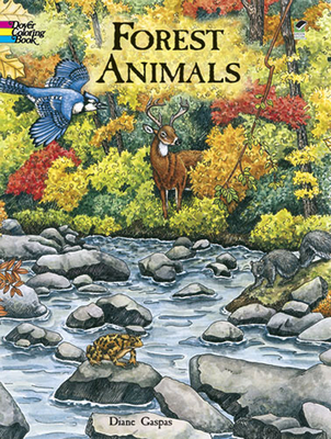 Forest Animals Coloring Book By Dianne Gaspas Cover Image