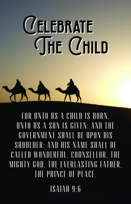 Celebrate the Child Bulletin (Pkg 100) Christmas Cover Image