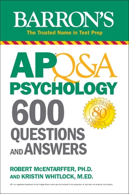 AP Q&A Psychology: 600 Questions and Answers (Barron's AP) Cover Image