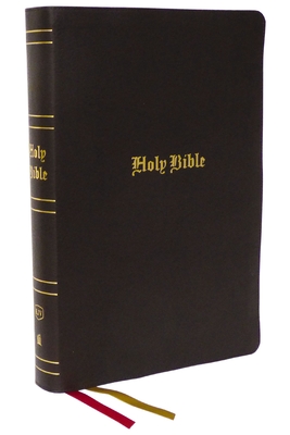 KJV Holy Bible: Super Giant Print with 43,000 Cross References, Brown Bonded Leather, Red Letter, Comfort Print (Thumb Indexed): King James Version Cover Image