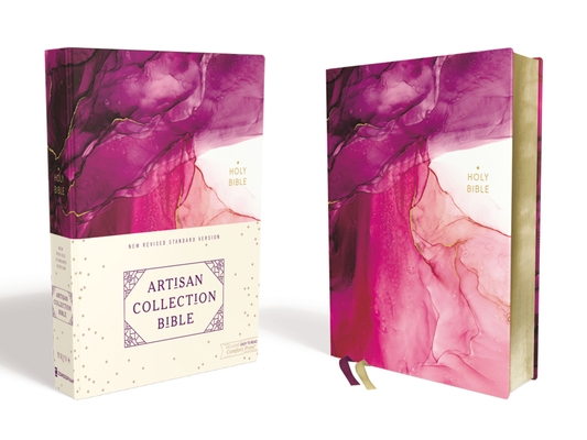 Nrsv, Artisan Collection Bible, Cloth Over Board, Pink, Art Gilded Edges, Comfort Print By Zondervan Cover Image