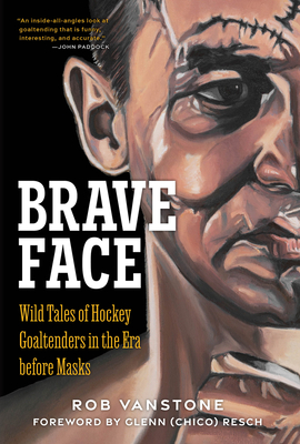 The face of hockey goalie Terry Sawchuk before masks became