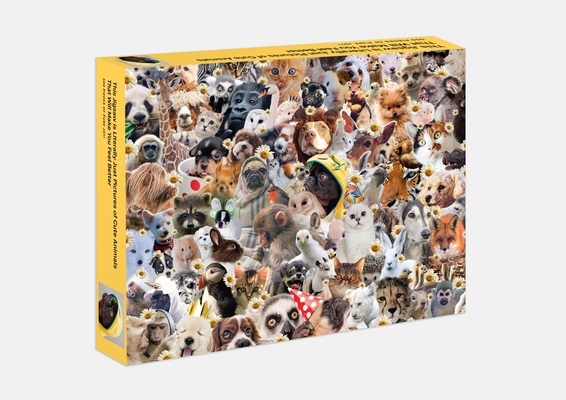This Jigsaw is Literally Just Pictures of Cute Animals That Will Make You Feel Better: 500 Piece Jigsaw Puzzle By Stephanie Spartels Cover Image