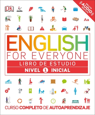English for Everyone: Nivel 1: Inicial, Libro de Estudio: Curso Completo de Autoaprendizaje Cover Image