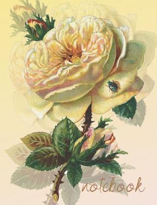 Notebook: Composition Notebook, Graph Paper, Vintage Flower Design By Jasmine Publish Cover Image