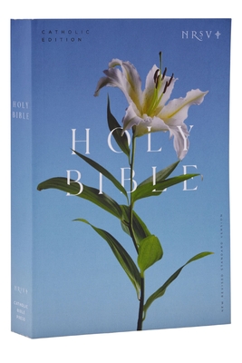 NRSV Catholic Edition Bible, Easter Lily Paperback (Global Cover Series): Holy Bible Cover Image