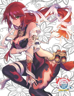 Cute Anime Coloring Book Coloring Book With Cute Kawaii Girls Beautiful Fantasy Warrior Women Fun Female Japanese Cartoons And Relaxing Manga Paperback A Room Of One S Own Books Gifts