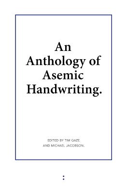 An Anthology of Asemic Handwriting Cover Image