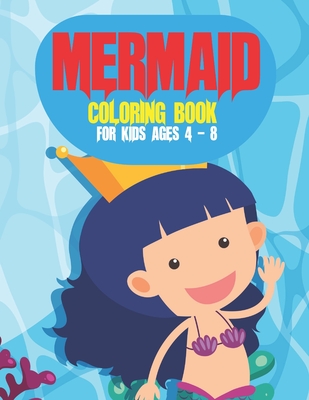 Mermaid Coloring Book: Coloring Book for Kids Ages 4-8, (Art Boutaieb  Coloring Books), Cute, Unique Coloring Pages (Paperback), Blue Willow  Bookshop
