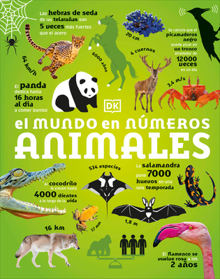 El mundo en números: Animales (Our World in Numbers Animals) (DK Oour World in Numbers) Cover Image