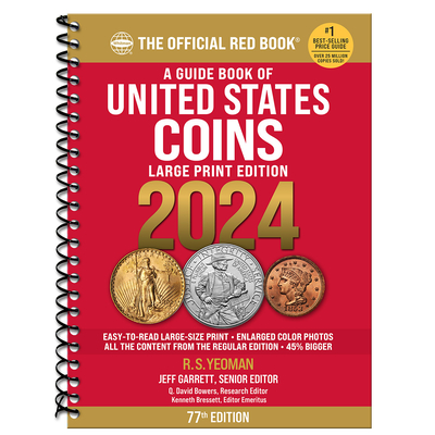 The Official Red Book a Guide Book of United States Coins Large Print Cover Image