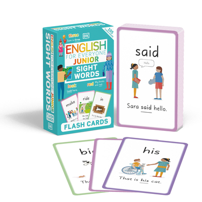 English for Everyone Junior Sight Words Flash Cards (DK English for Everyone Junior) By DK Cover Image