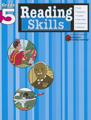 Reading Skills: Grade 5 (Flash Kids Harcourt Family Learning) Cover Image