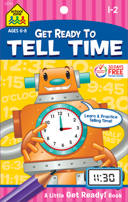 School Zone Tell Time Tablet Workbook Cover Image