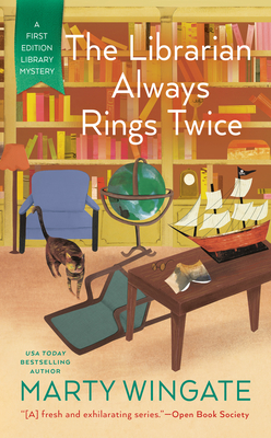 The Librarian Always Rings Twice (A First Edition Library Mystery #3) By Marty Wingate Cover Image