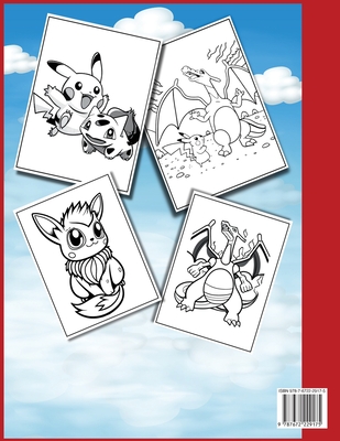 Pokémon Coloring Book: Amazing Fun Coloring Adventures for Kids, Draw Deluxe Edition By Ardc Publishing Cover Image