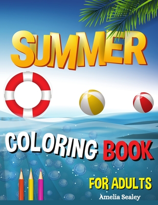 Ocean Coloring Book for Adults: Vacation Adult Coloring Book, Holiday Coloring Book for Adults Cover Image