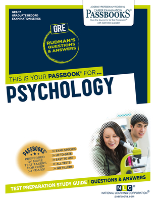 Psychology (GRE-17): Passbooks Study Guide (Graduate Record Examination ...