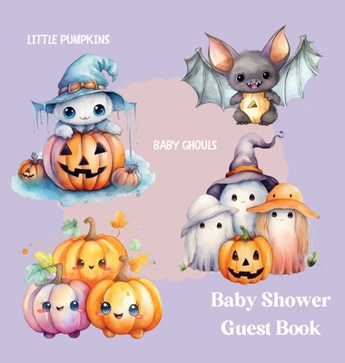 Halloween Baby Shower Guest Book (hardback) By Lulu and Bell Cover Image