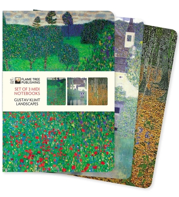 Gustav Klimt: Landscapes Set of 3 Midi Notebooks (Midi Notebook Collections)
