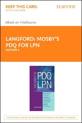 Mosby's PDQ for LPN - Elsevier eBook on Vitalsource (Retail Access Card) Cover Image
