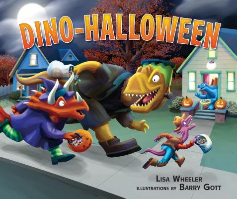 Dino-Halloween By Lisa Wheeler, Barry Gott (Illustrator) Cover Image