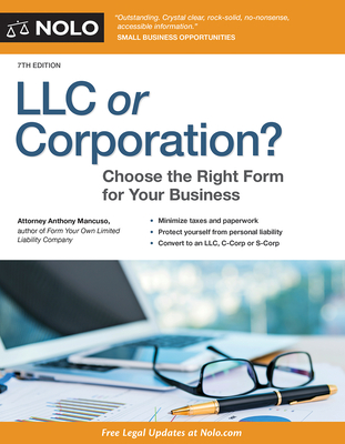 LLC or Corporation?: Choose the Right Form for Your Business Cover Image