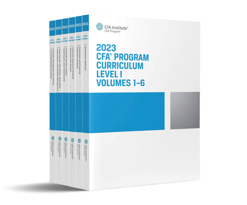 2023 Cfa Program Curriculum Level I Box Set Cover Image