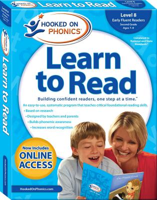 Hooked on Phonics Learn to Read - Level 8: Early Fluent Readers (Second Grade | Ages 7-8) By Hooked on Phonics (Producer) Cover Image