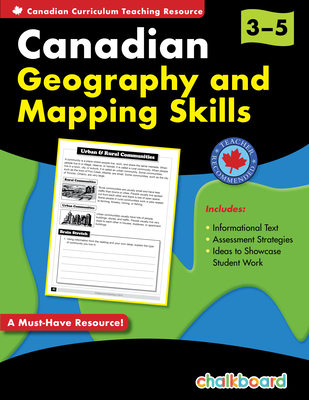 Canadian Geography and Mapping Skills Grades 3-5 By Demetra Turnbull Cover Image