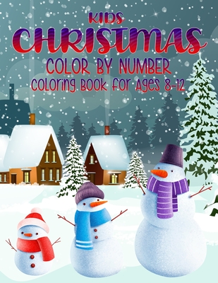 Christmas Coloring Book For Kids Ages 8-12