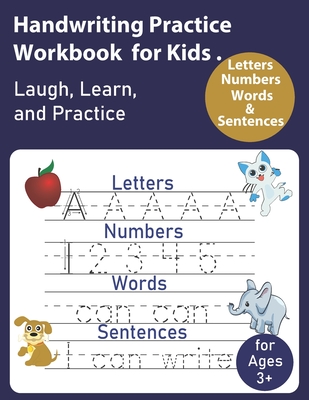 Print Handwriting Workbook: Handwriting Practice for Kids by Handwriting  Workbooks for Kids, Paperback