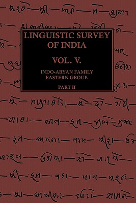 Linguistic Survey of India Vol V Part II Cover Image