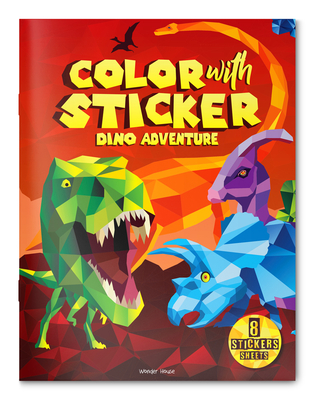 Dino Adventure (Color with Sticker) Cover Image