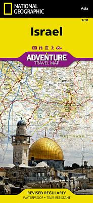 Israel Map (National Geographic Adventure Map #3208) By National Geographic Maps - Adventure Cover Image