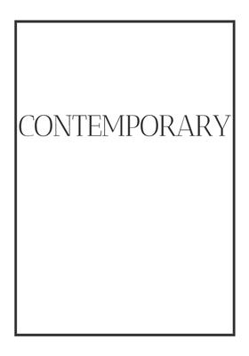 Contemporary: A decorative book for coffee tables, bookshelves and end tables: Stack style decor books to add home decor to bedrooms By Contemporary Interior Design Cover Image