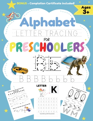 Alphabet Tracing Book For Coloring Kids: Letter Tracing - Coloring for Kids  Ages 3 + - Lines and Shapes Pen Control - Toddler Learning Activities - Pr  (Paperback)
