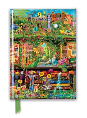 Aimee Stewart: Garden Bookshelves (Foiled Journal) (Flame Tree Notebooks)