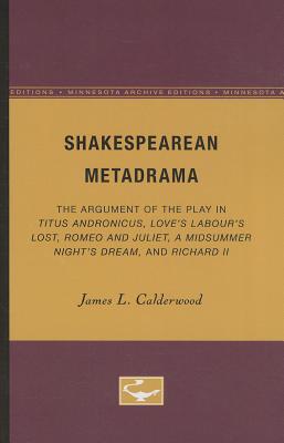 Cover for Shakespearean Metadrama
