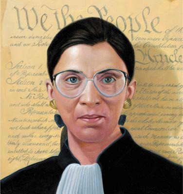 Ruth Objects: The Life of Ruth Bader Ginsburg (A Big Words Book) By Doreen Rappaport, Eric Velasquez (Illustrator) Cover Image
