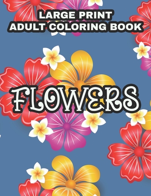 Adult Coloring Pages: Minimalist Flower Coloring Book Basic Flower