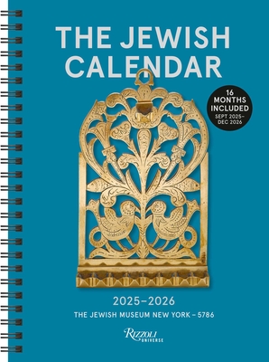 The Jewish Calendar 2025–2026 (5786) 16-Month Planner Calendar By New York The Jewish Museum Cover Image